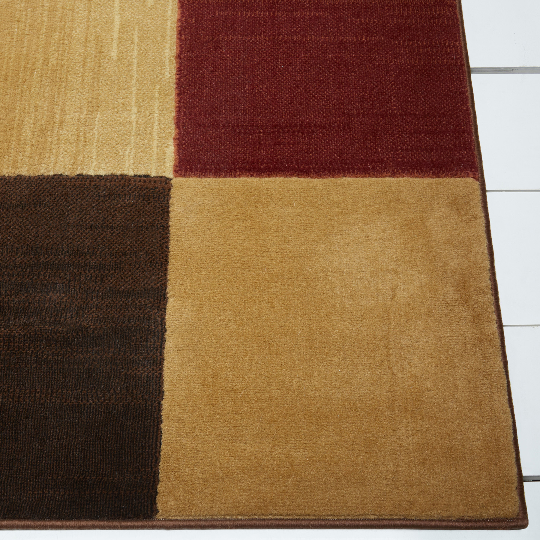 Modern Abstract Multi 6x8 Area Rug Squares Carpet Actual 5 '3" x 7' 2