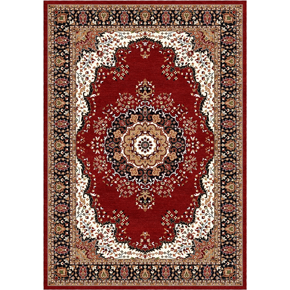 Woven Trends Regency Traditional Area Rugs W/Classic Medallion Jute Backing Rugs
