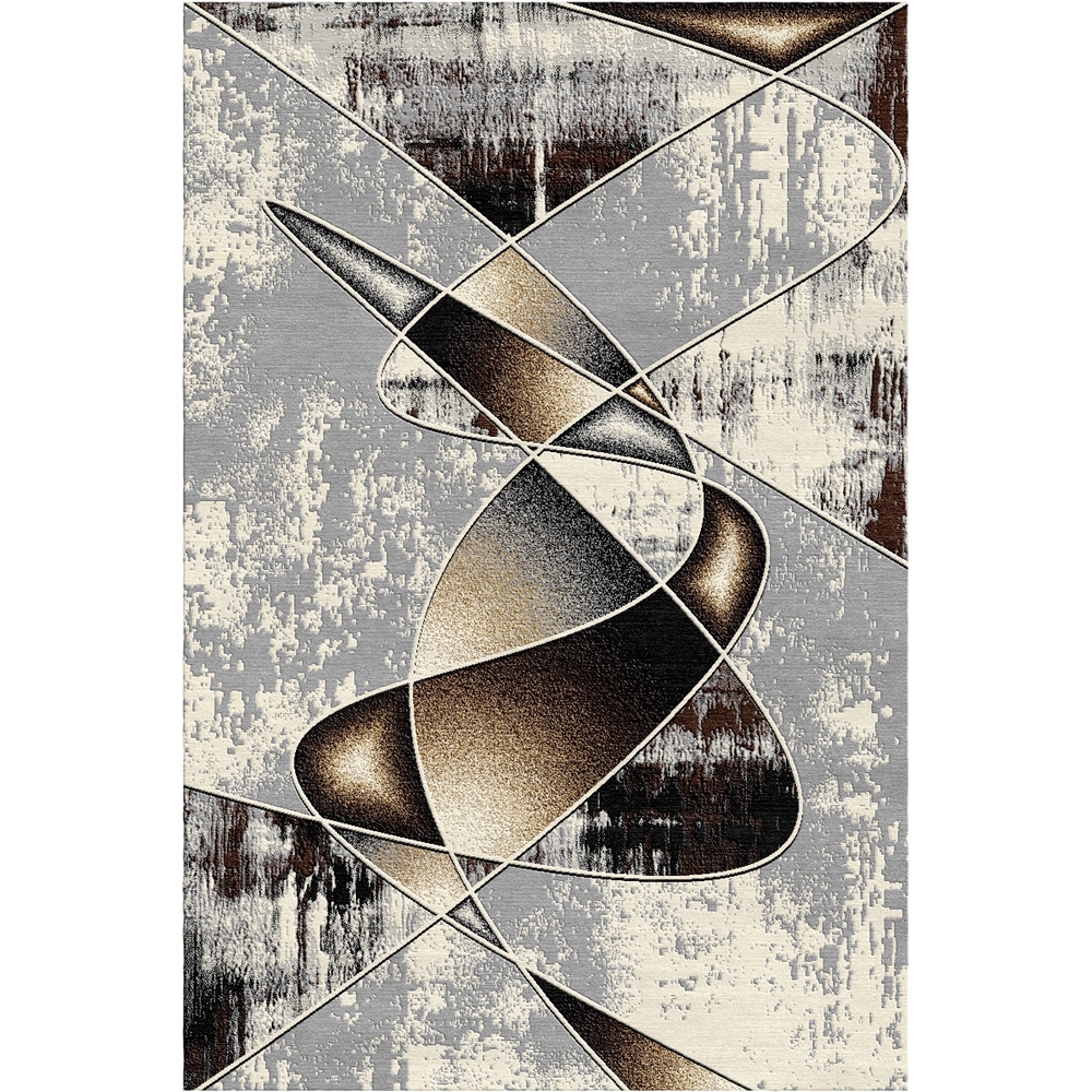 Sumatra Carpet Rugs with Modern Abstract Swirl Contemporary Area Rug