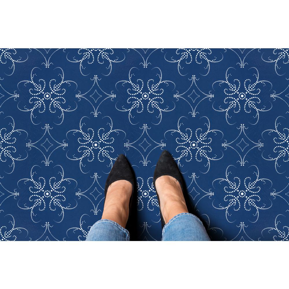 Self-Stick Vinyl Modern Geometric Floor Tiles 1.5mm Thick 12" x 12" 20 Tiles/Box - Picture 49 of 75
