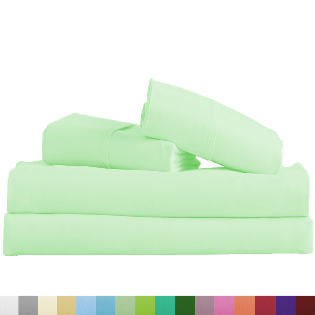 Supreme Super Soft 4 Piece Bed Sheet Set Deep Pocket Bedding All