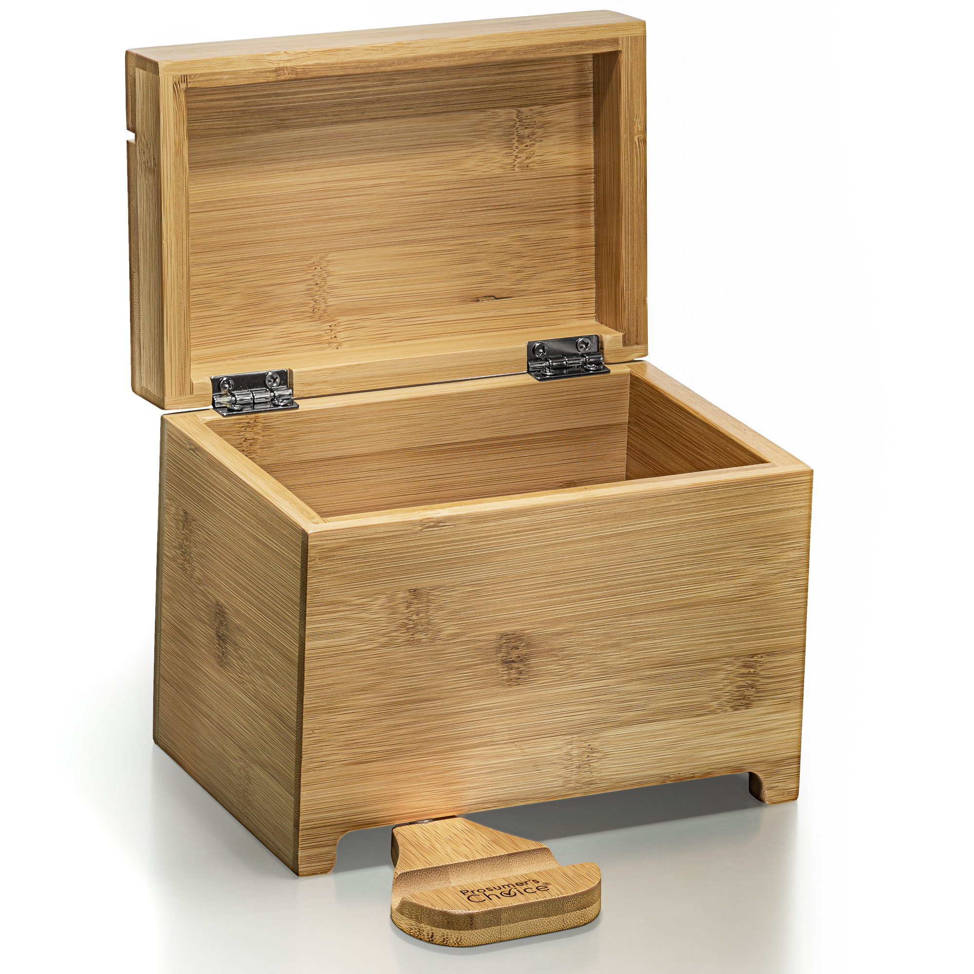 Natural Oceanstar Bamboo Recipe Box with Divider