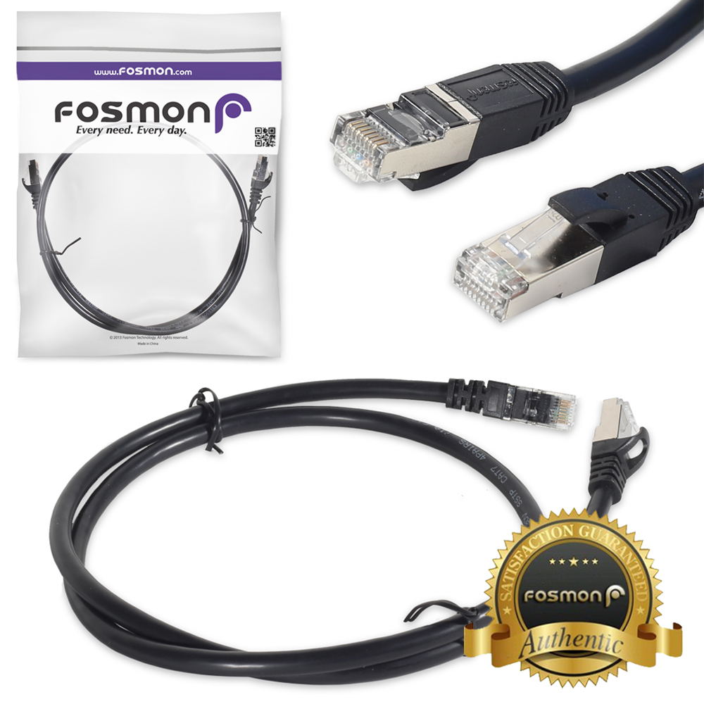 Fosmon 3FT Category 7 Cat7 Shielded Network Ethernet Patch ...