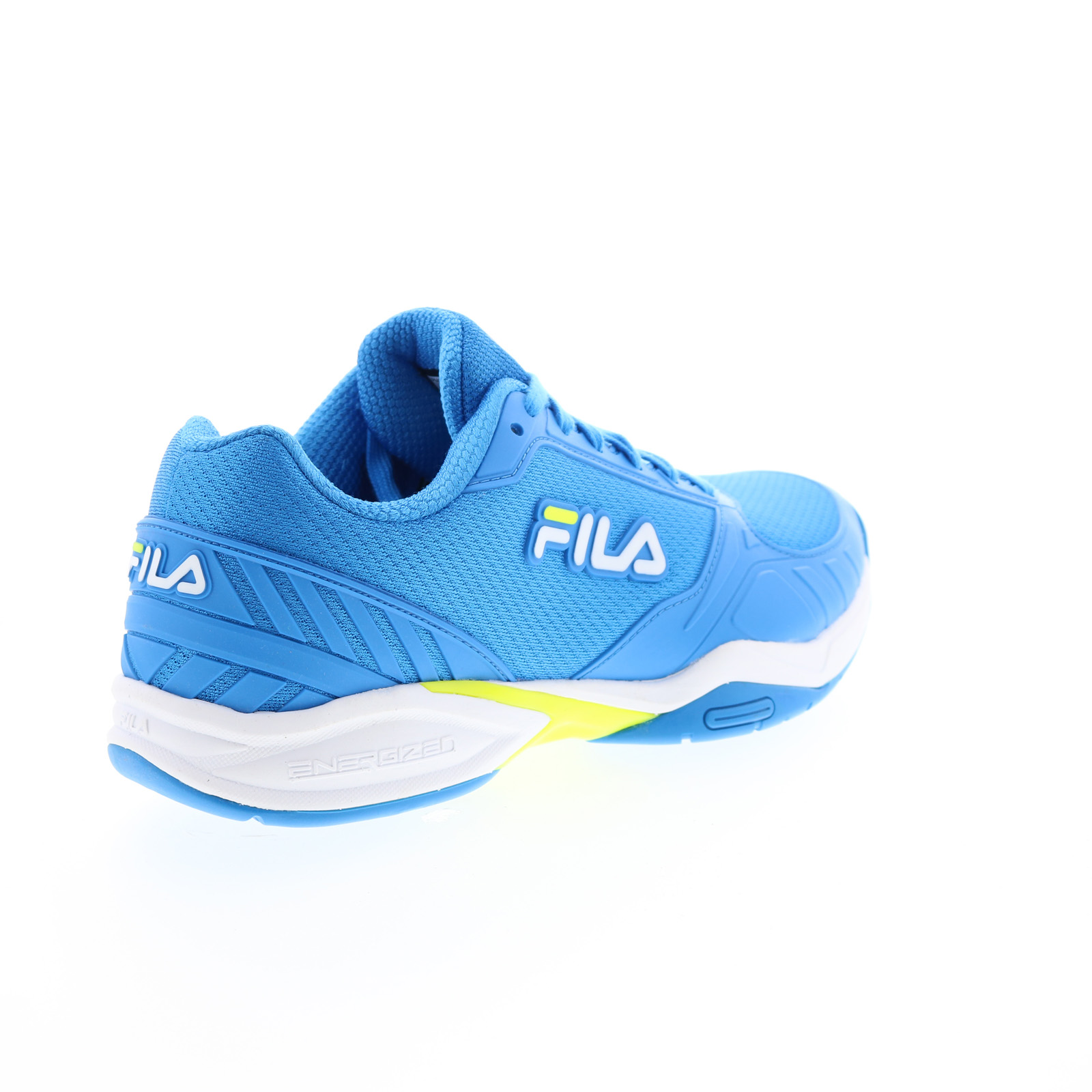 Fila Volley Zone 1PM00595-424 Mens Blue Canvas Lifestyle Sneakers Shoes