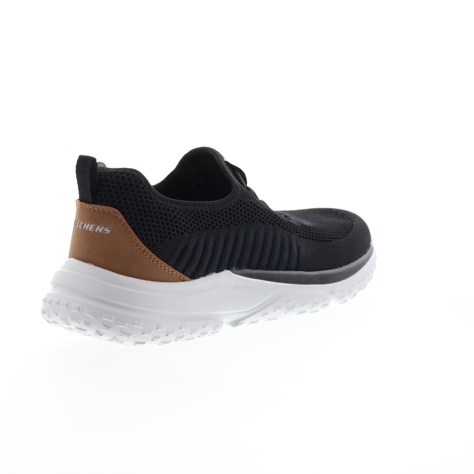 Skechers Relaxed Fit Solvano Gaten Mens Black Lifestyle Sneakers Shoes