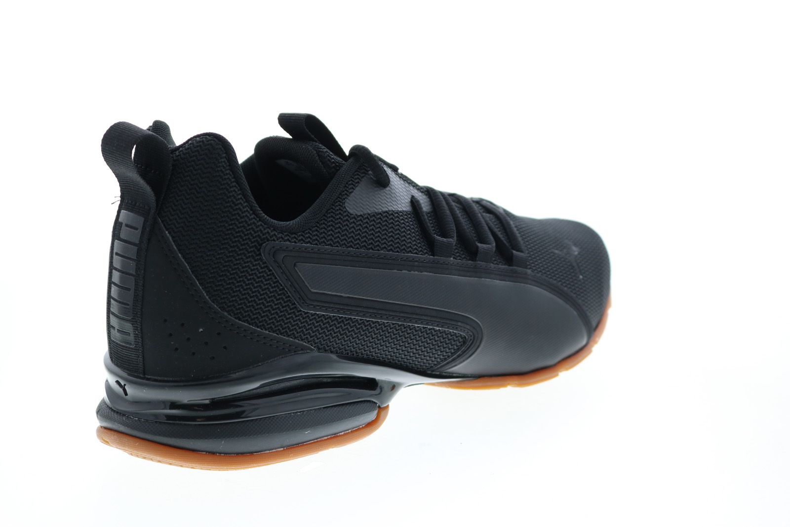 Puma Axelion NXT 19565606 Mens Black Canvas Athletic Running Shoes
