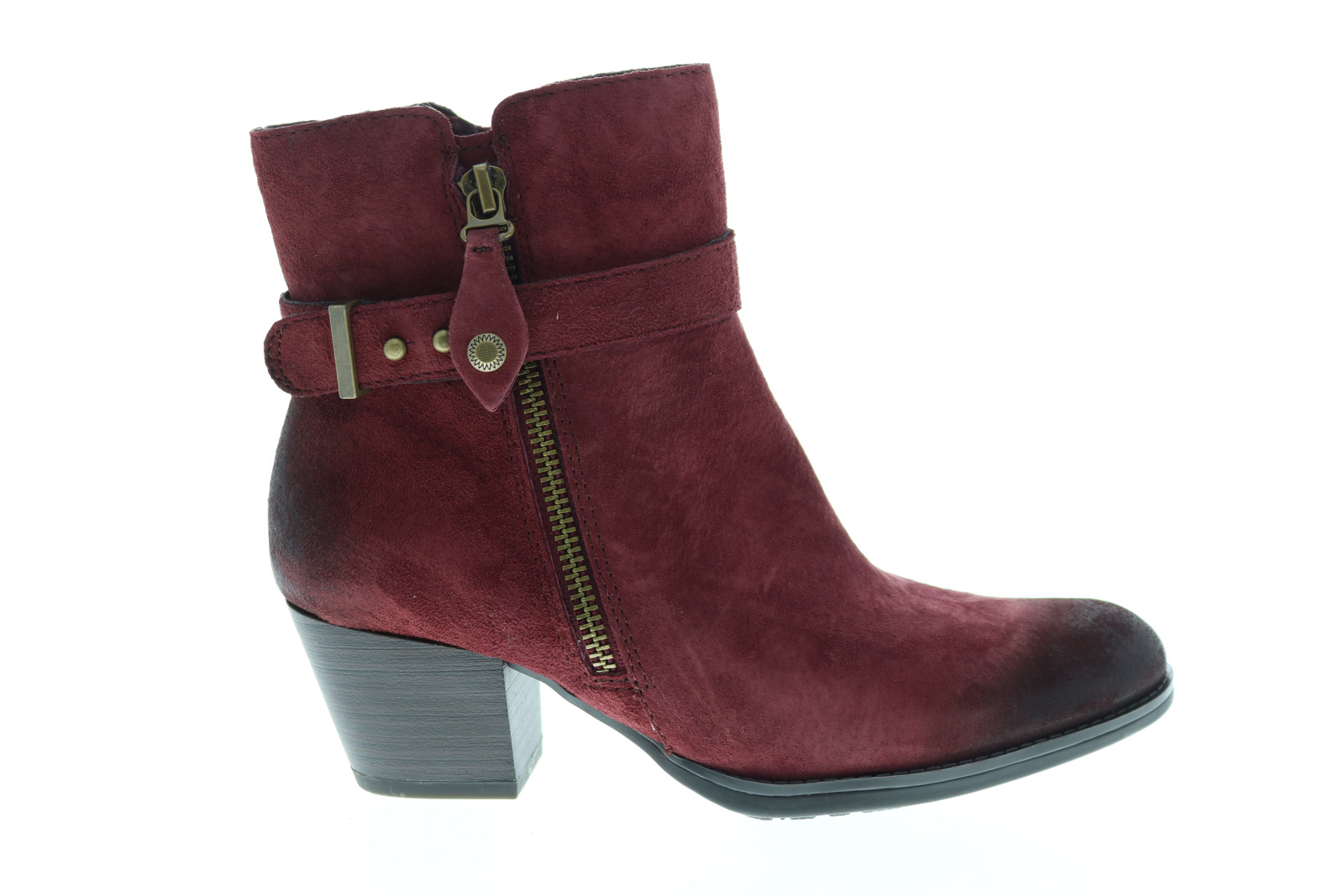

Женские бордовые замшевые ботильоны на молнии Earth Royal Boot 5.5, Burgundy, Earth Royal Boot