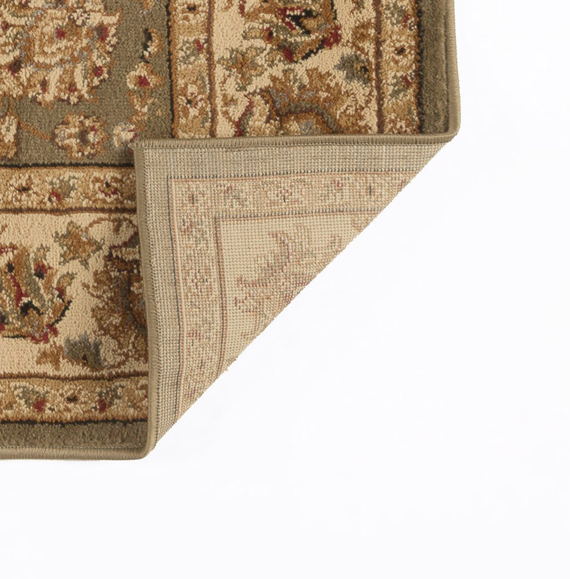 Green Oriental Floral Traditional 5x7 Area Rug 2x5 Runner 2x3 Accent