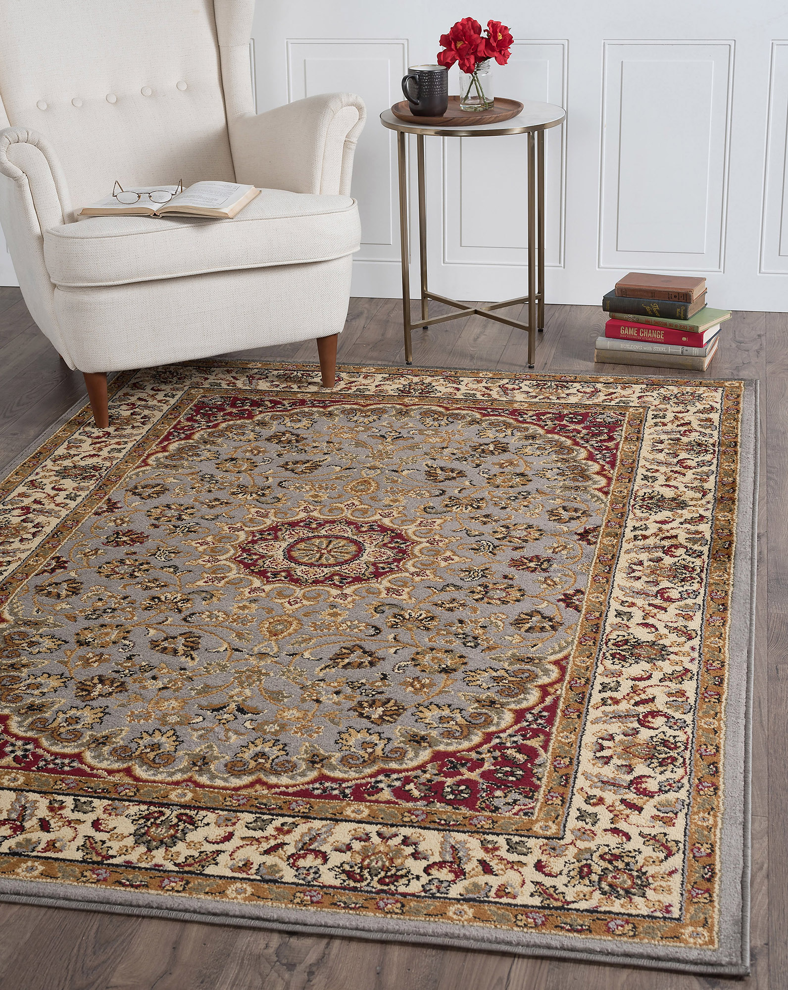 Blue Traditional Oriental Medallion 5x7 Area Rug Persien Carpet Actual 5'x7' eBay