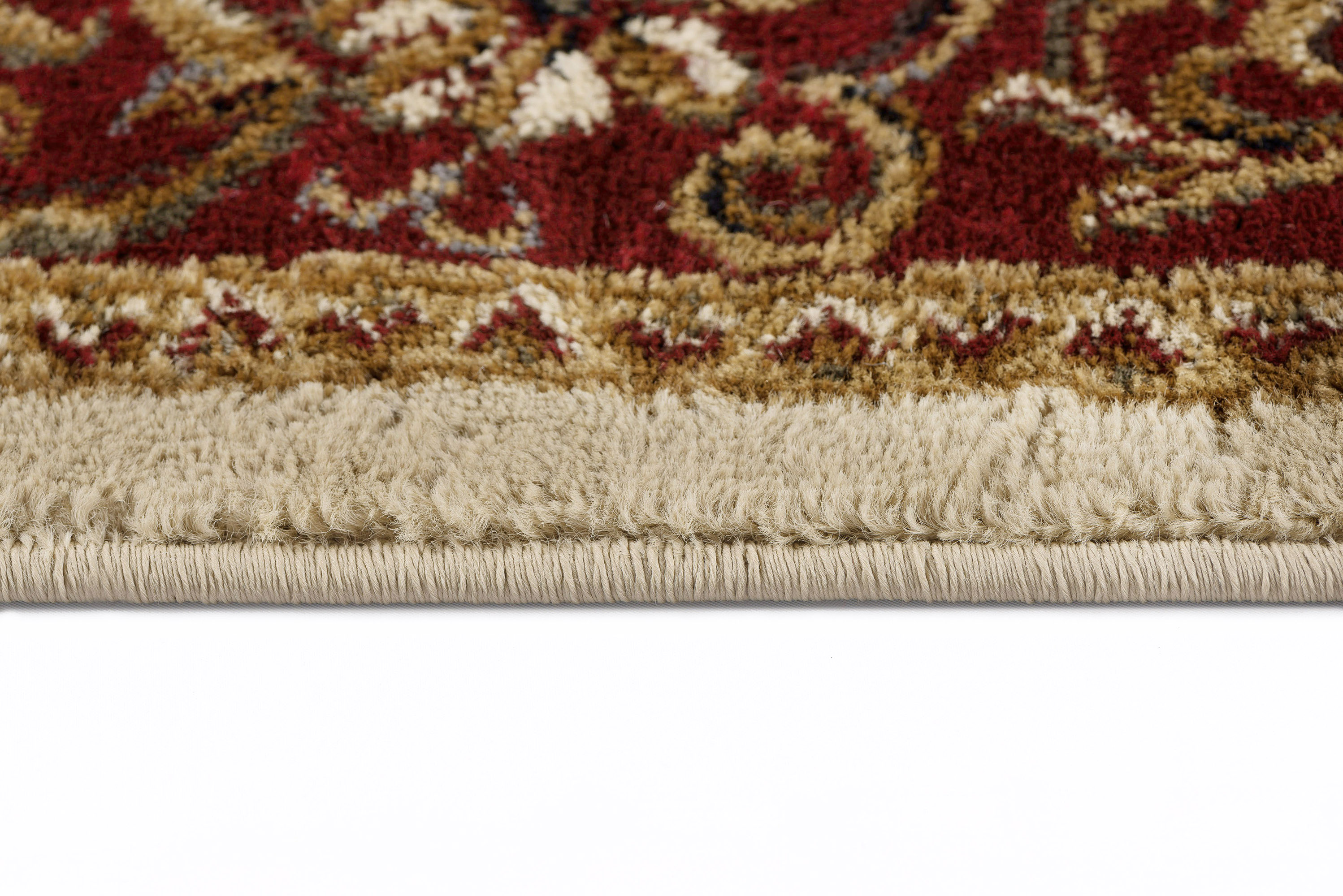 Beige Traditional 8' Oval Area Rug Border Persien Carpet Actual 6'7