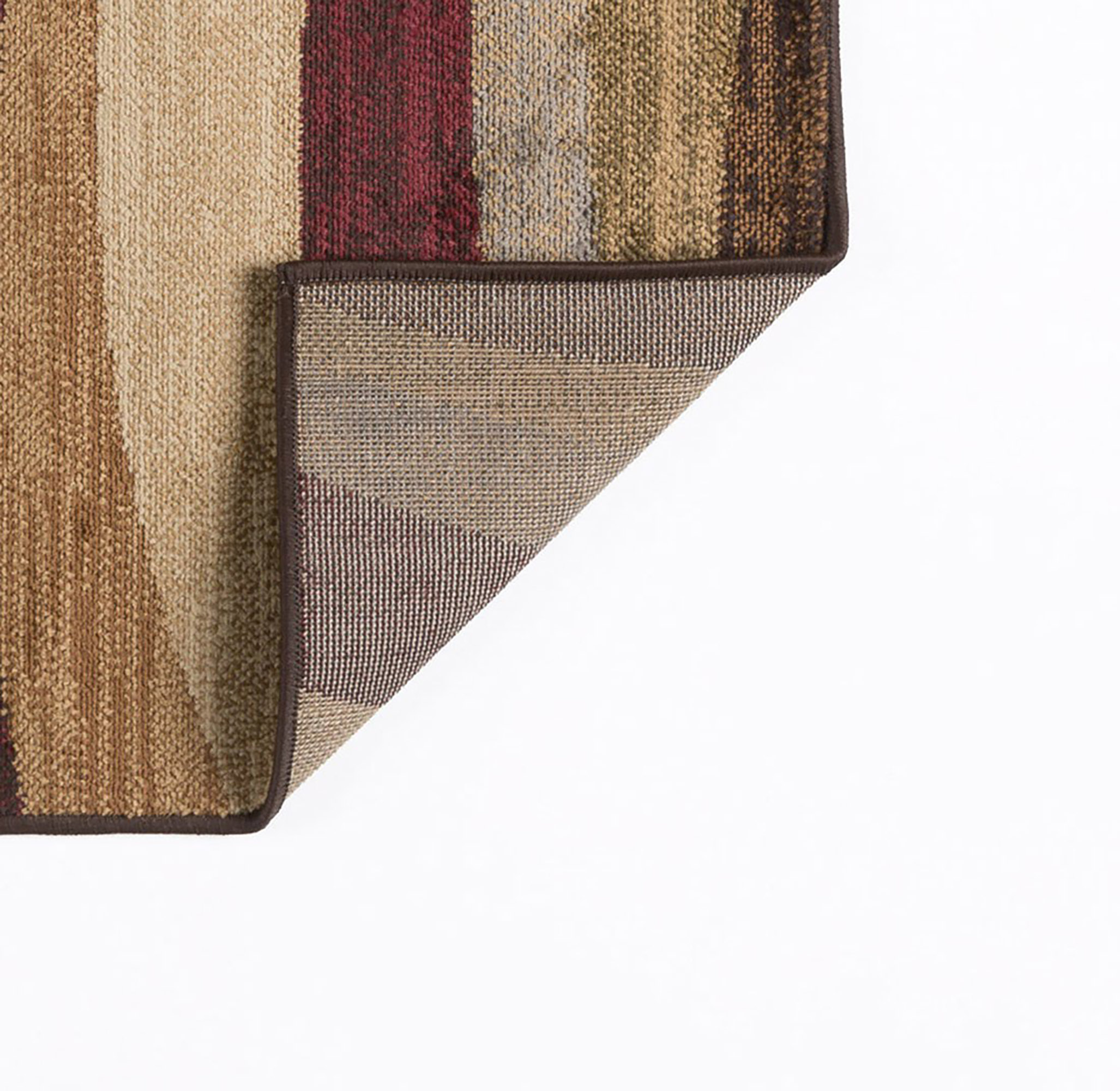 Multicolor Abstract Waves 5x8 Area Rug 2x5 Runner 2x3 Accent Carpet: 3PC Set - Imagen 5 de 9