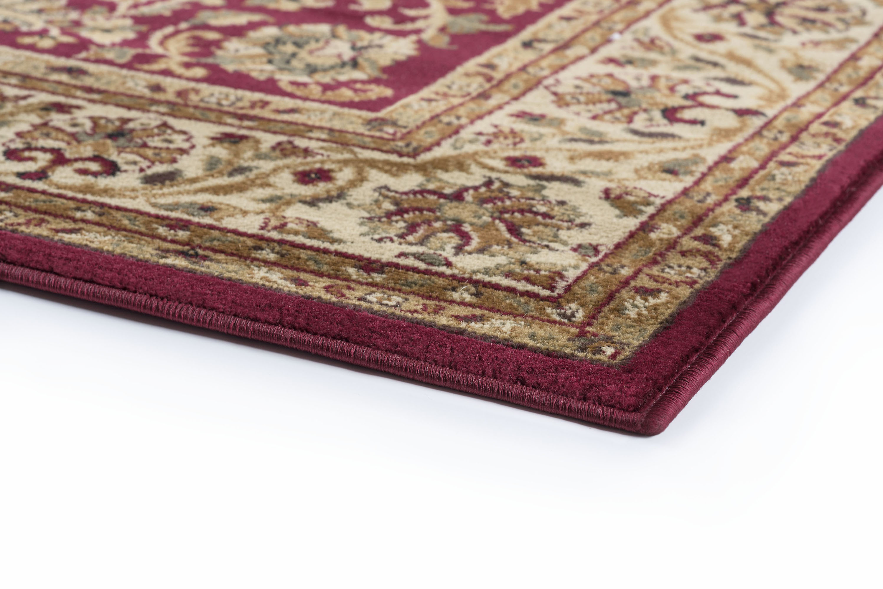 Roter traditioneller umrandet 2x3 persischer Teppich Schriftrollen Teppich: tatsächlich 2' x 3' - Bild 4 von 8