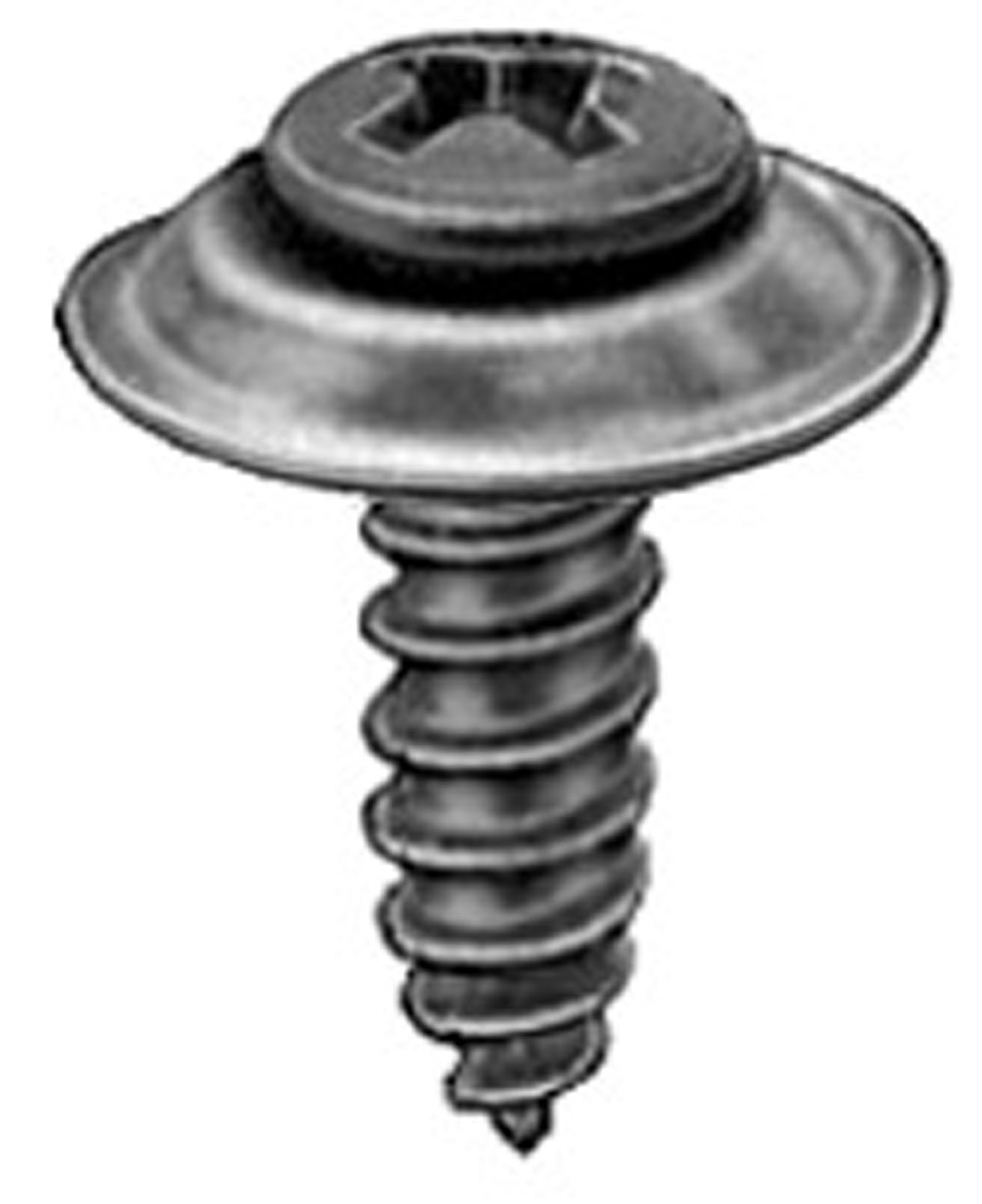 #14 X 3//4 Hex Head Zinc Tag Screws Clipsandfasteners Inc 500 License Plate Screws 1//4