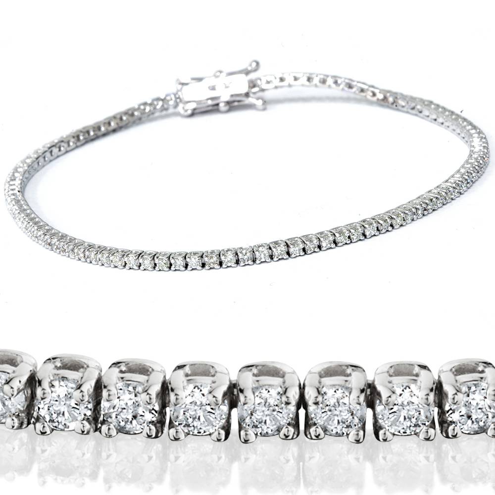 Теннисный браслет first class diamonds