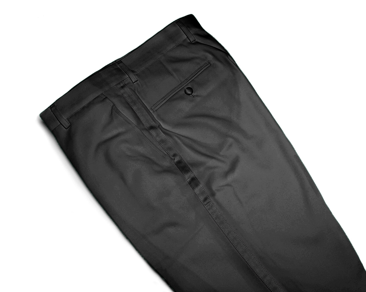 CONCITOR Men's TUXEDO Dress Pants Flat Front Satin Band Mens Tux Pant Trousers - Picture 7 of 62