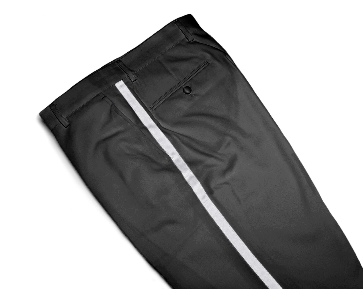 CONCITOR Men's TUXEDO Dress Pants Flat Front Satin Band Mens Tux Pant Trousers - Picture 27 of 62