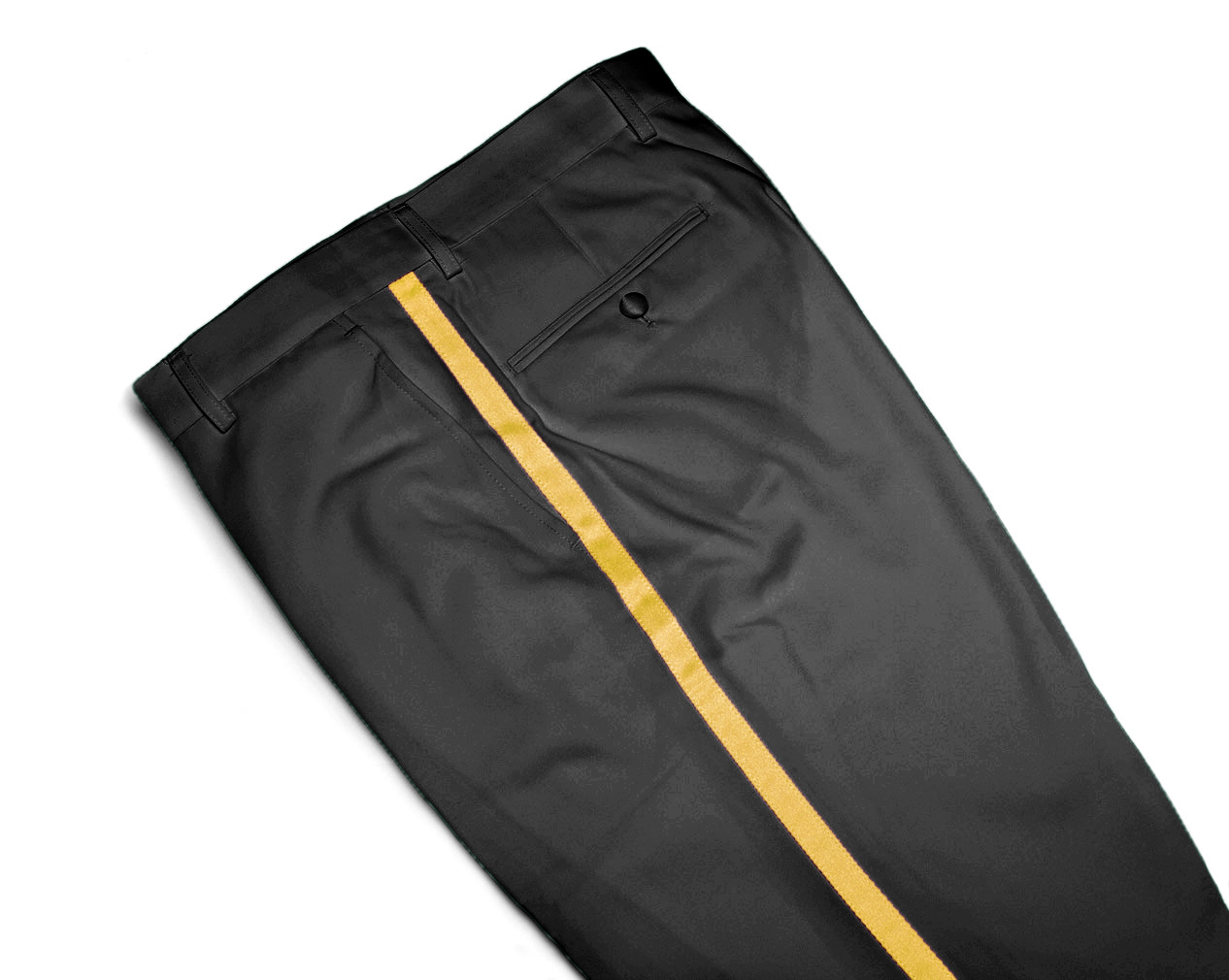 CONCITOR Men's TUXEDO Dress Pants Flat Front Satin Band Mens Tux Pant Trousers - Picture 12 of 62