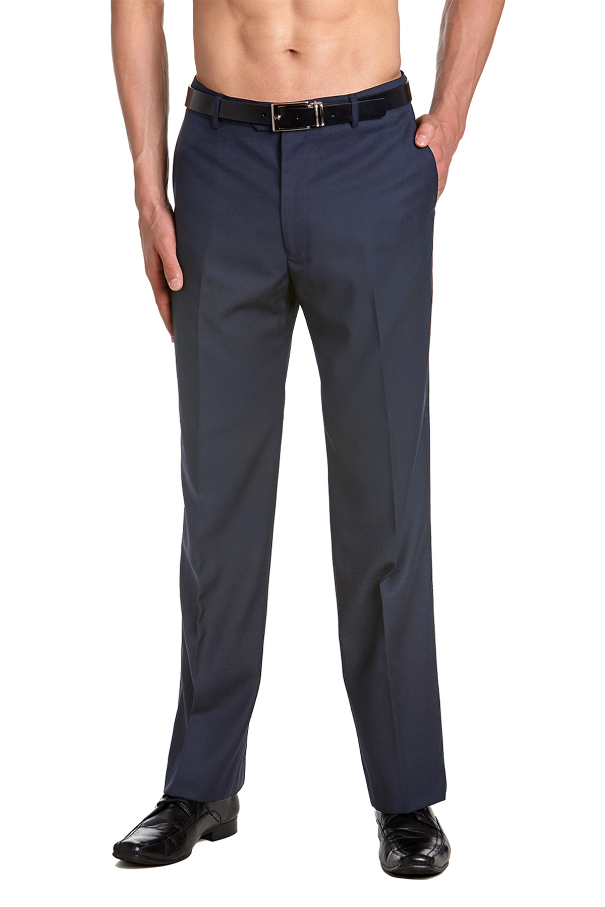 CONCITOR Men's TUXEDO Dress Pants Flat Front Satin Band Mens Tux Pant Trousers - Picture 35 of 62