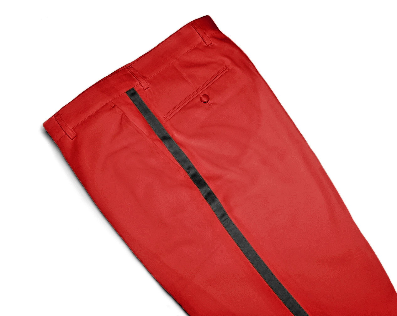 CONCITOR Men's TUXEDO Dress Pants Flat Front Satin Band Mens Tux Pant Trousers - Picture 40 of 62