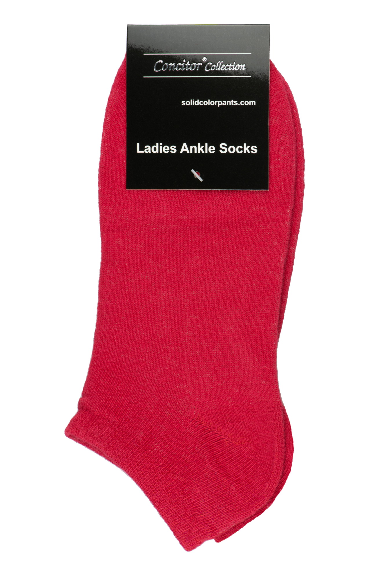 CONCITOR Women's Dress Socks Solid Colors COTTON Blend Low Cut No Show Sock