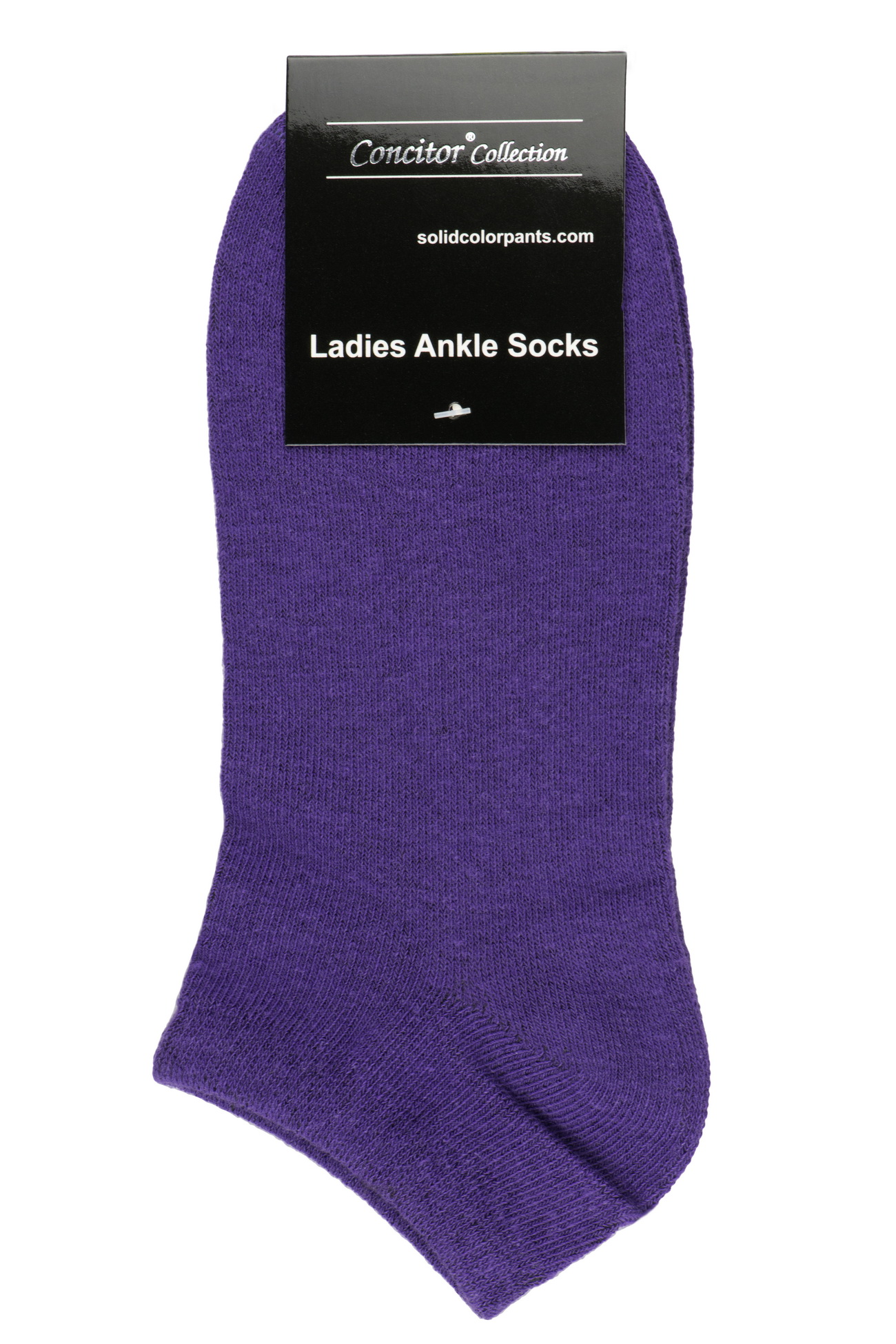 CONCITOR Women's Dress Socks Solid Colors COTTON Blend Low Cut No Show Sock - Picture 8 of 16