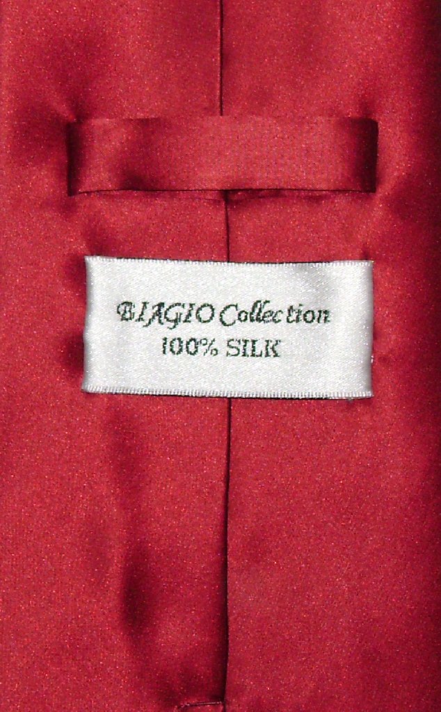 Biagio Men's SILK Dress Vest NeckTie Solid Color Neck Tie Hanky Set for Suit Tux - Picture 35 of 100