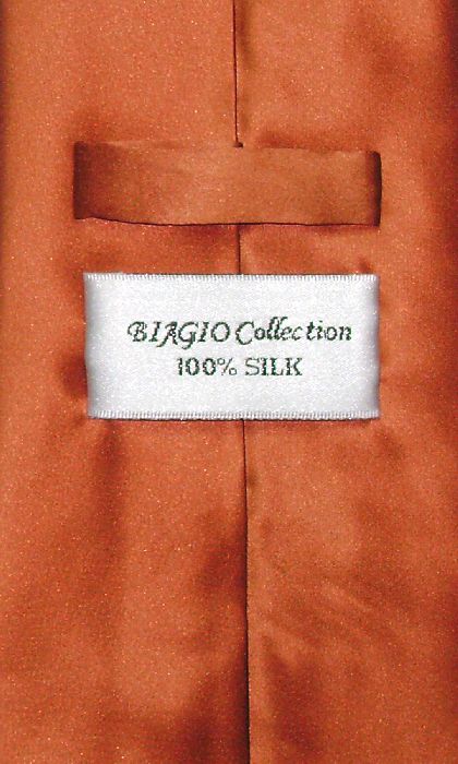 Biagio Men's SILK Dress Vest NeckTie Solid Color Neck Tie Hanky Set for Suit Tux - Picture 25 of 100