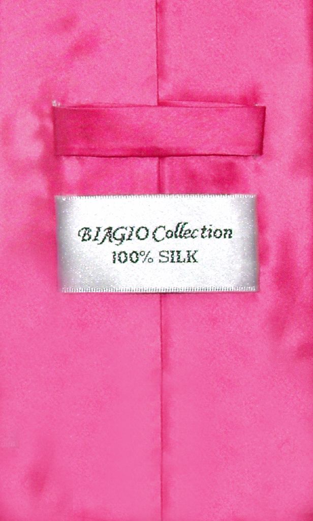 Biagio Men's SILK Dress Vest NeckTie Solid Color Neck Tie Hanky Set for Suit Tux - Picture 49 of 100