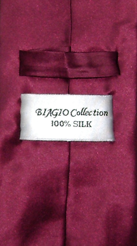 Biagio Men's SILK Dress Vest NeckTie Solid Color Neck Tie Hanky Set for Suit Tux - Picture 20 of 100