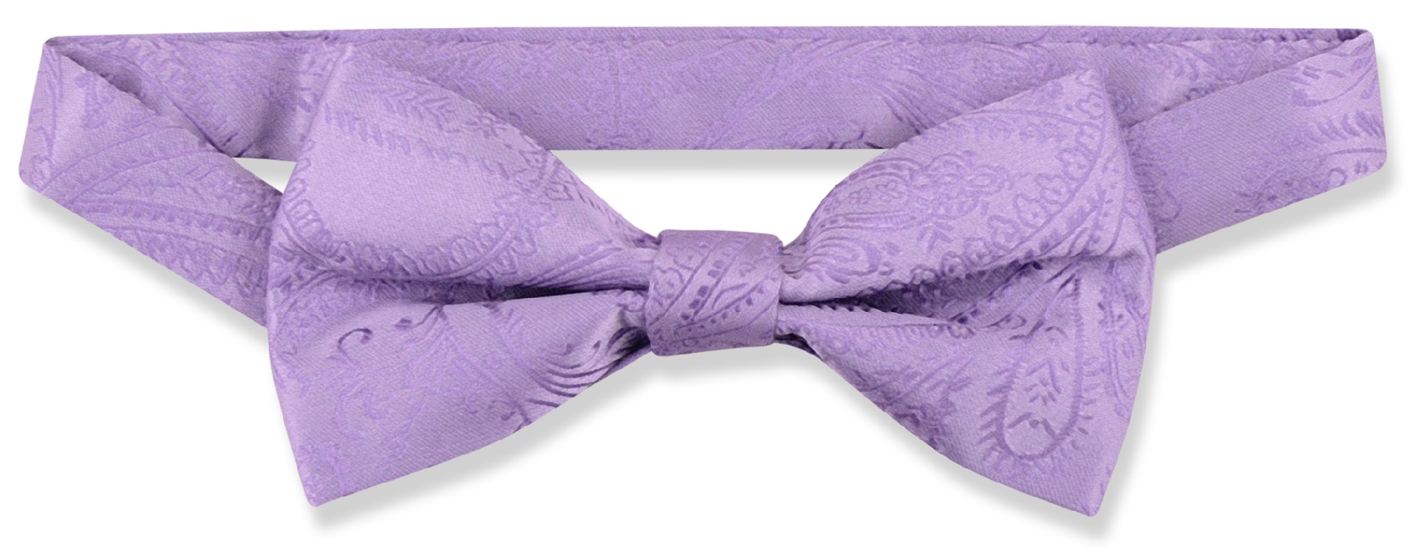 Vesuvio Napoli Boy's Fashion Pretied Bow Tie Adjustable Paisley Floral BowTie - Picture 13 of 22