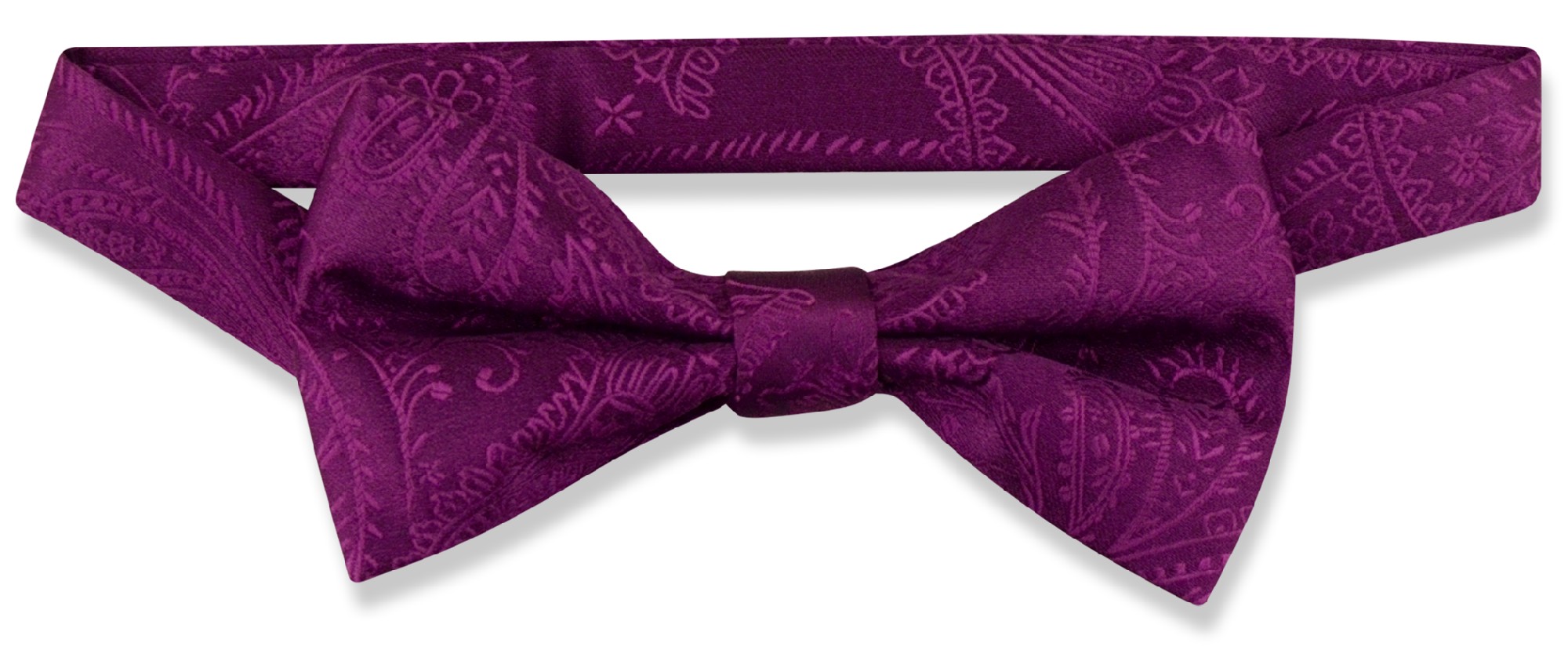 Vesuvio Napoli Boy's Fashion Pretied Bow Tie Adjustable Paisley Floral BowTie - Picture 10 of 22
