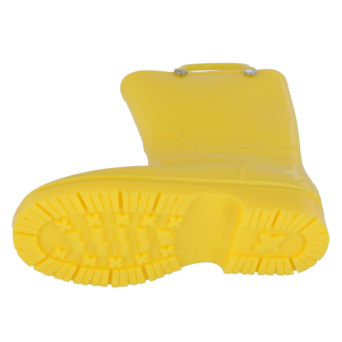 New CTM Kids' Solid Color Waterproof Rainboots with Handles - Picture 13 of 13