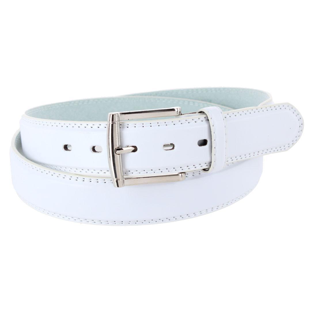 CTM Men’s Big & Tall 1.5 Inch Wide Basic Leather Belt