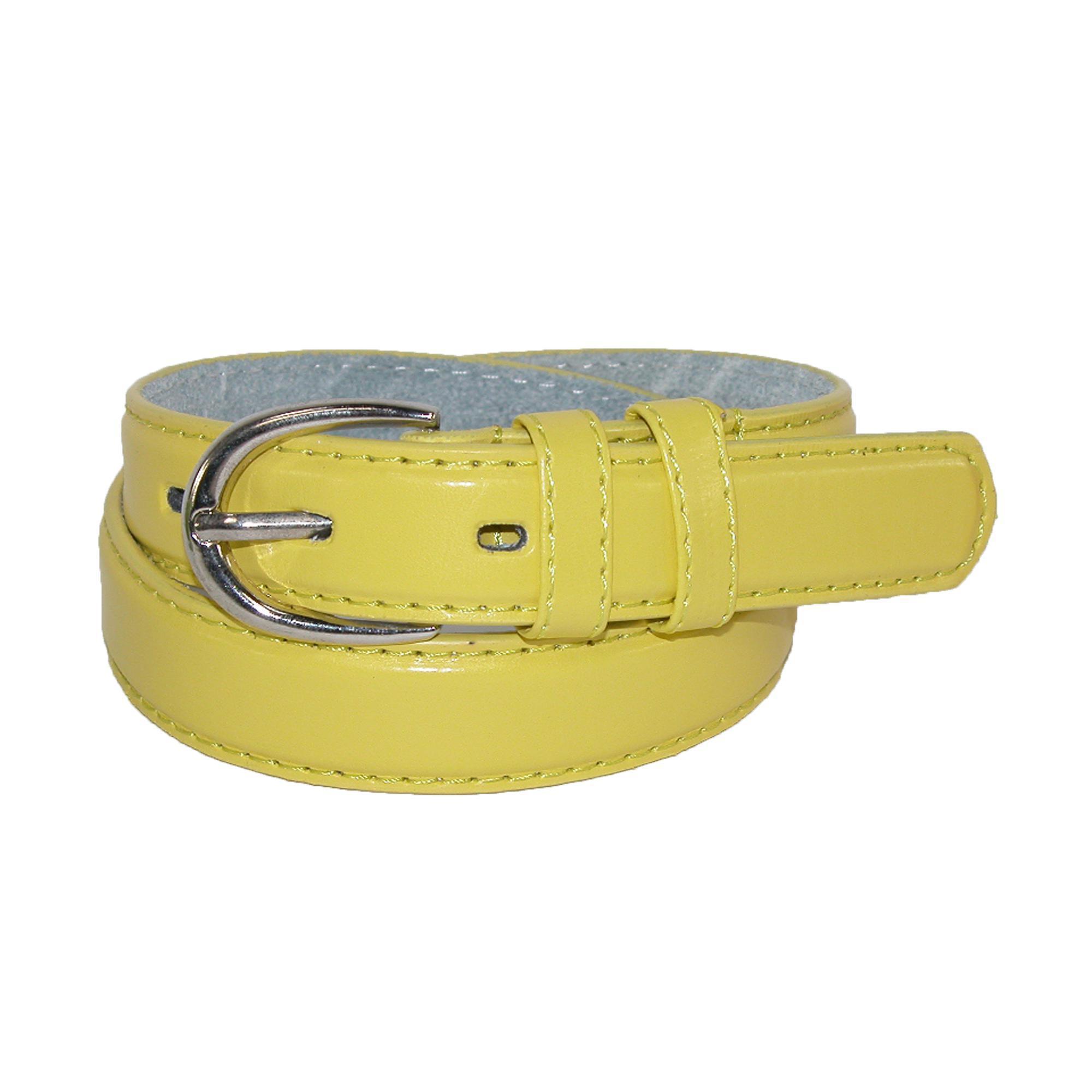CTM Kid's Leather 1 inch Basic Dress Belt (Pack of 2) - Picture 32 of 33