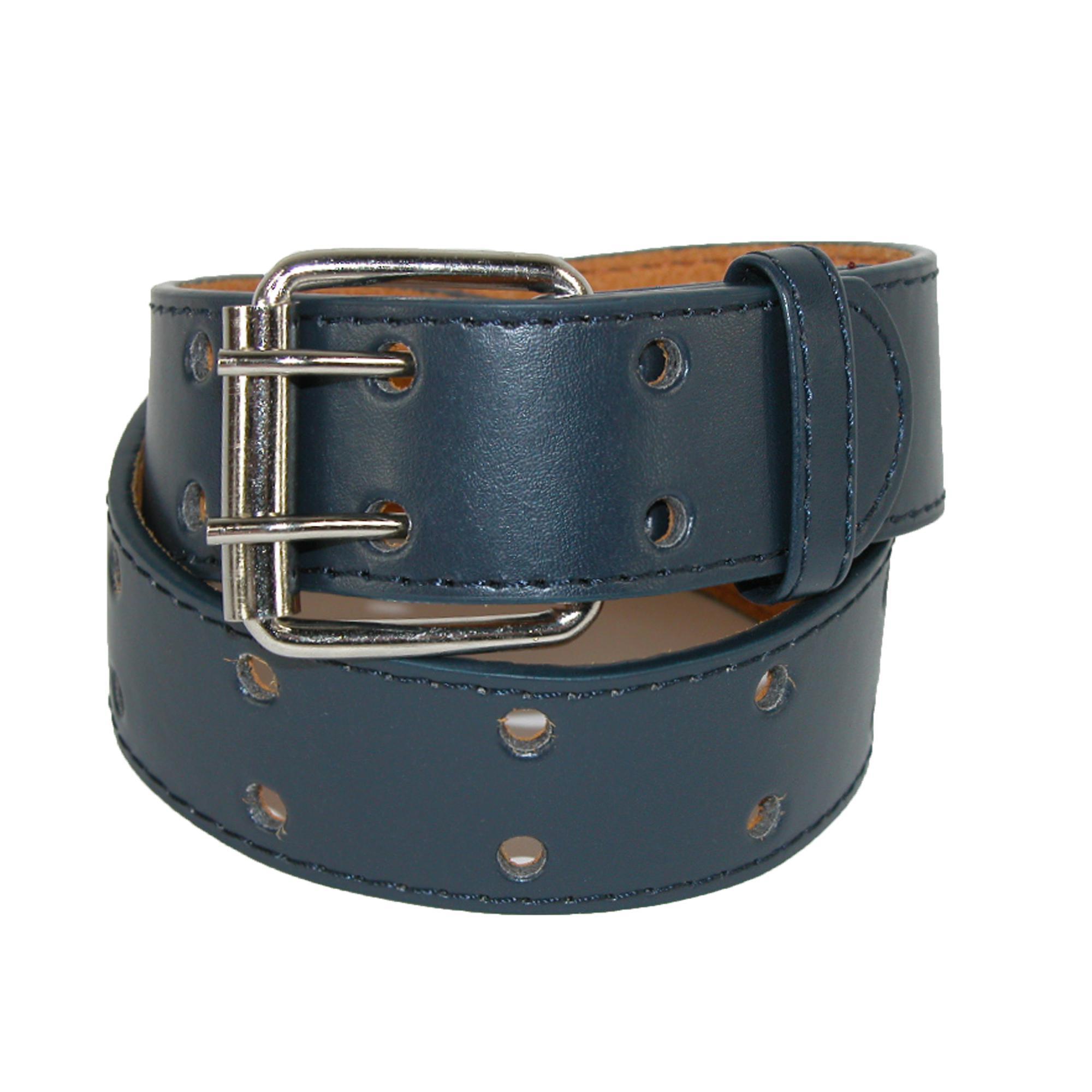 CTM Kids' Leather Two Hole Jean Belt (Pack of 2) - Picture 10 of 17