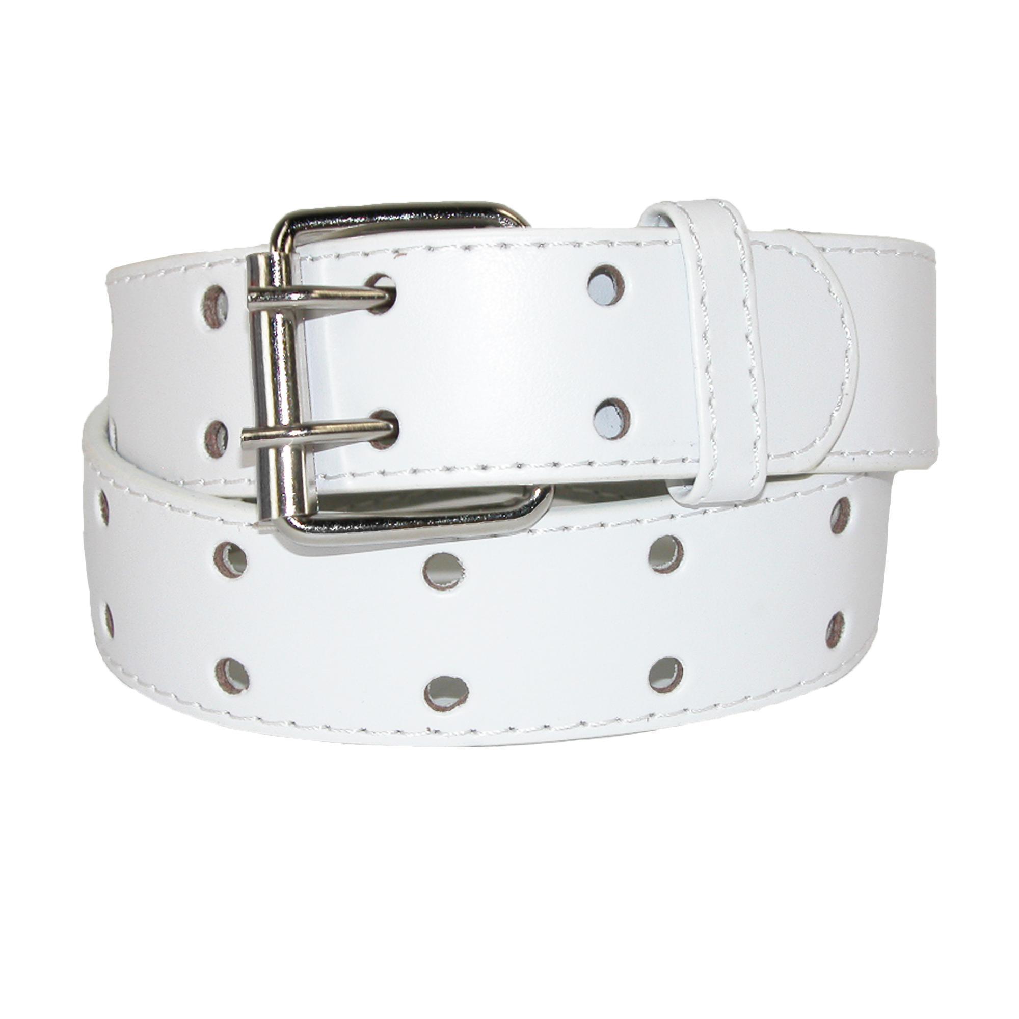CTM Kids' Leather Two Hole Jean Belt (Pack of 2) - Picture 17 of 17