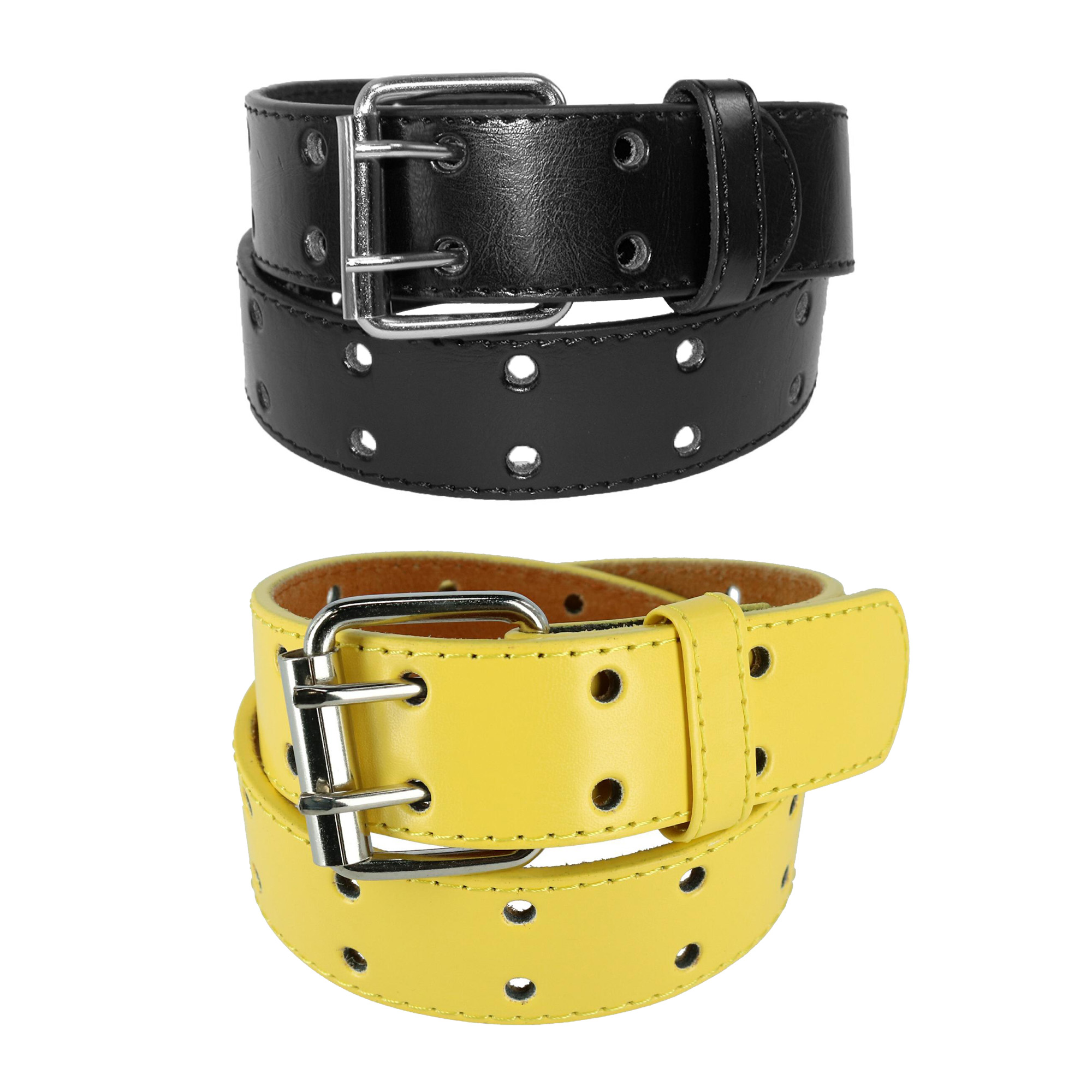 CTM Kids Leather Two Hole Jean Belt