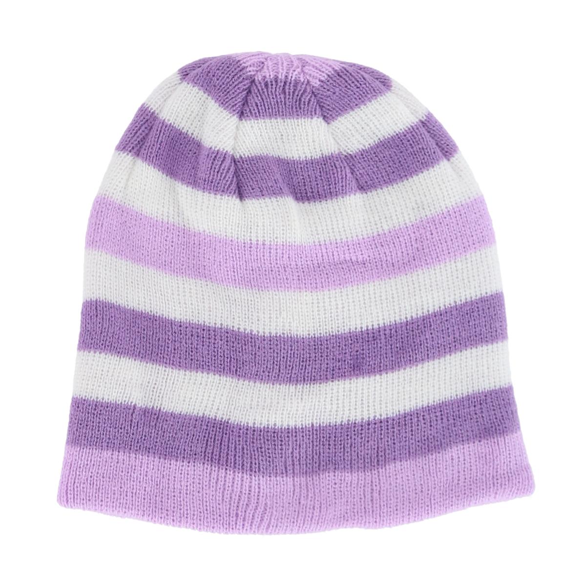 Grand Sierra Girl's 2-4 Striped 2 -Piece Winter Beanie and Mitten Set - Picture 12 of 13