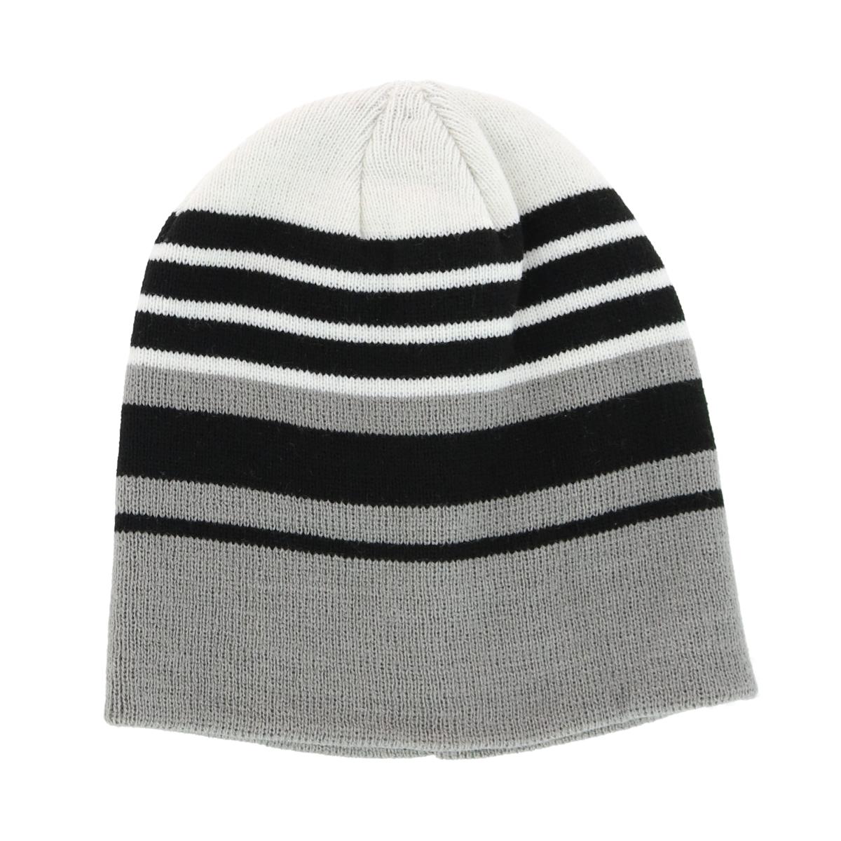Grand Sierra Girl's 4-6x Striped 2-Piece Winter Beanie and Glove Set - Picture 3 of 7