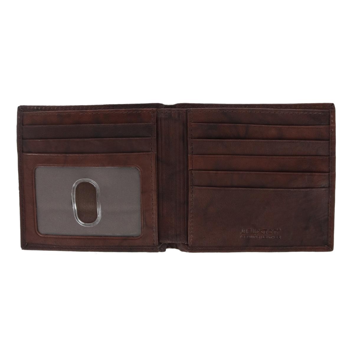 Buxton Men's Dakota Leather RFID Cardex Hipster Wallet - Picture 7 of 7