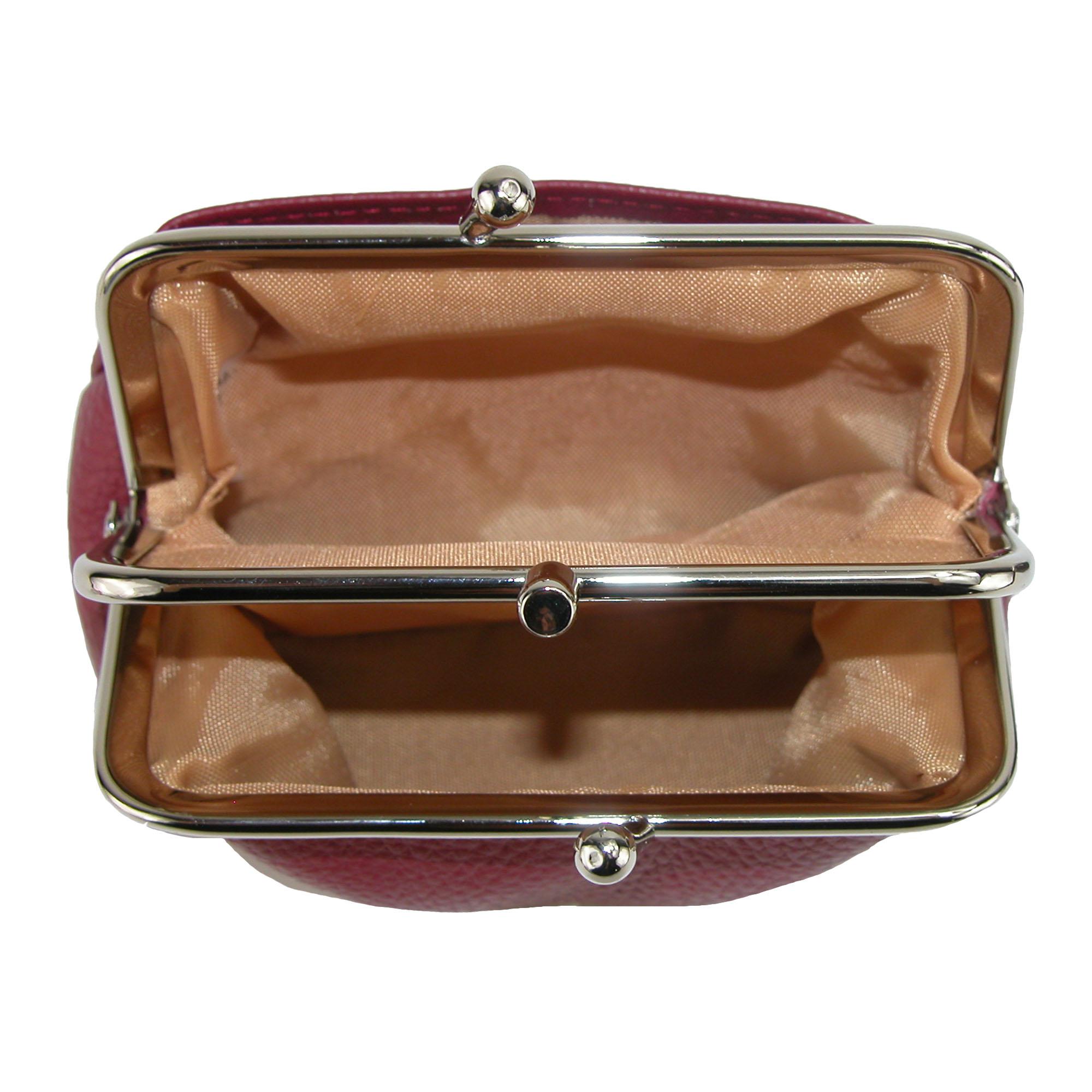 New Buxton Women's Triple Frame Coin Purse Wallet eBay
