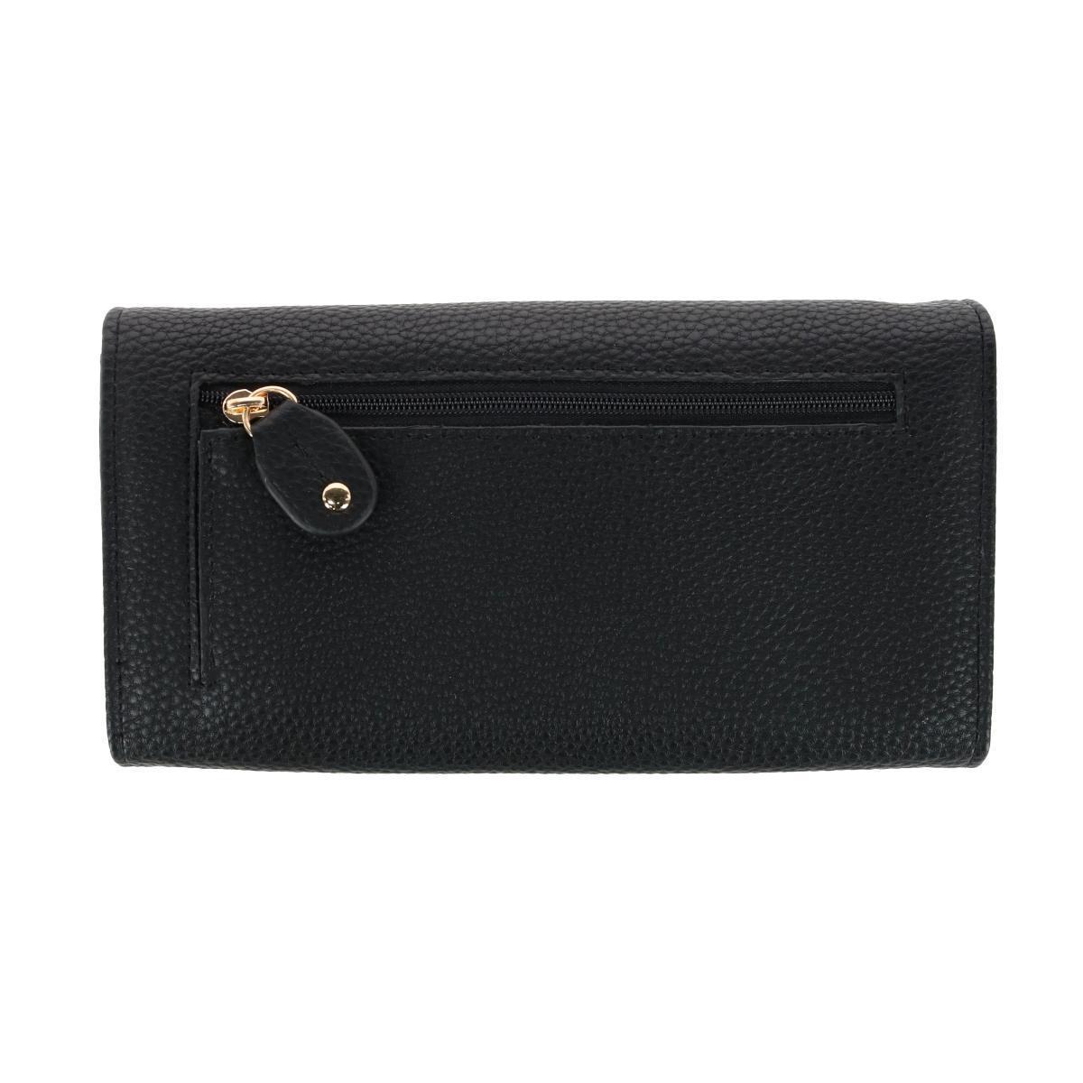 Buxton Women's Solid Colored Vegan Leather Bianca Clutch Wallet - Picture 5 of 25