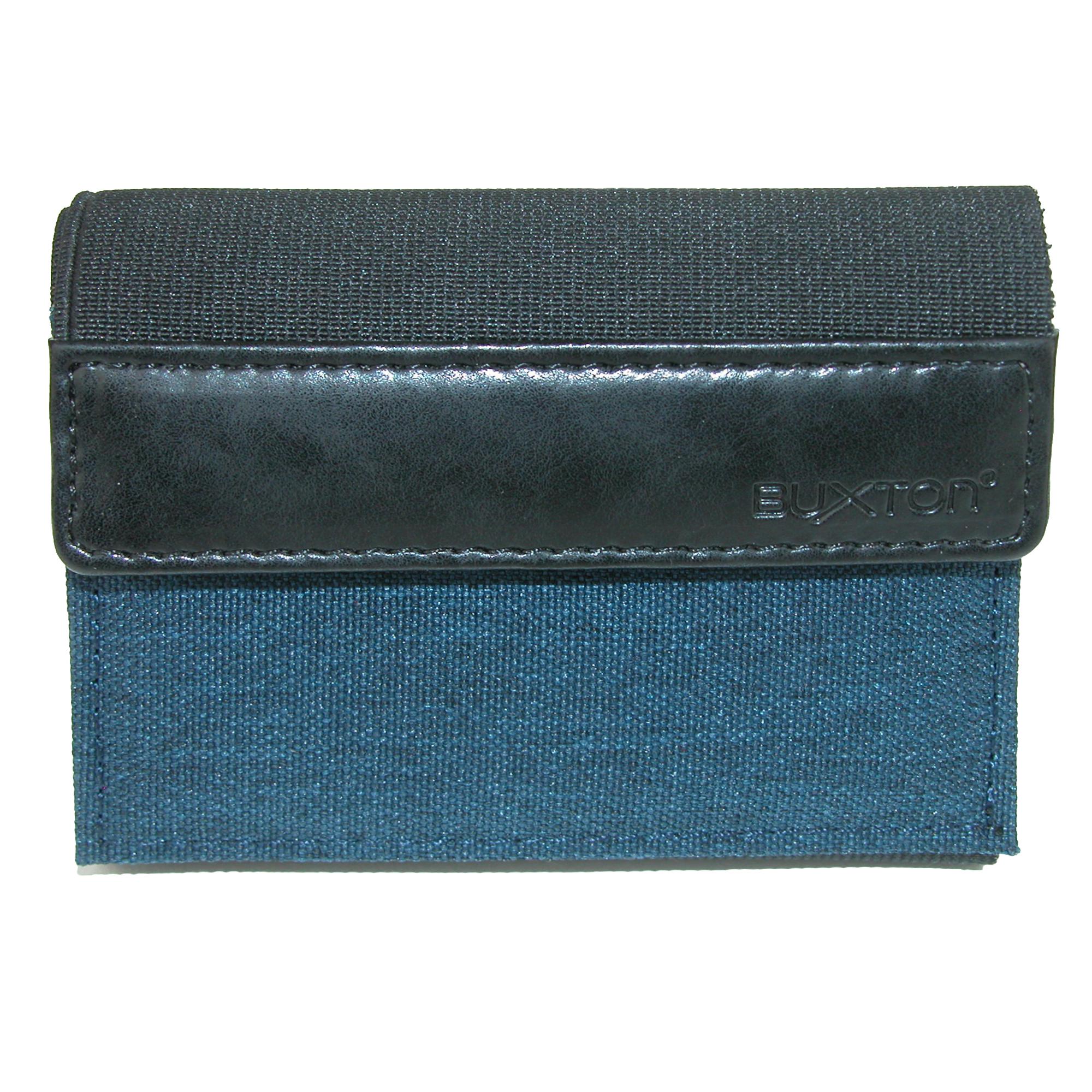 Buxton Men's RFID Protected Flex Trifold Stretch Wallet
