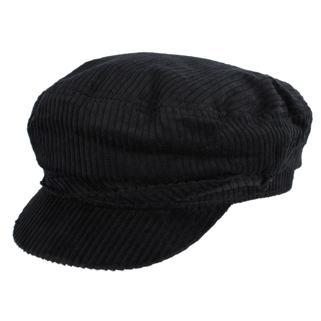 CTM Women’s Chunky Corduroy Cabbie Hat