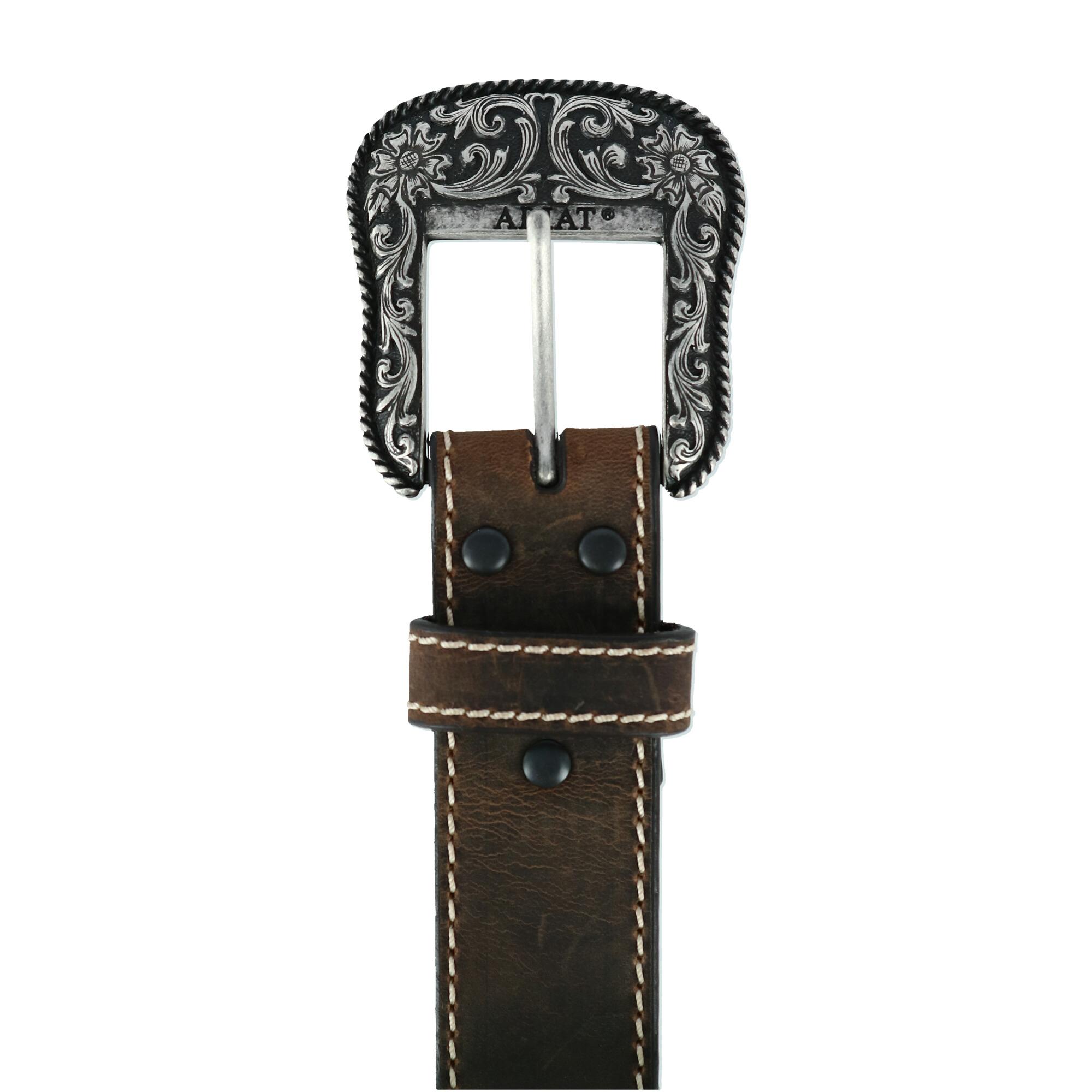 womens western belt with removable buckle