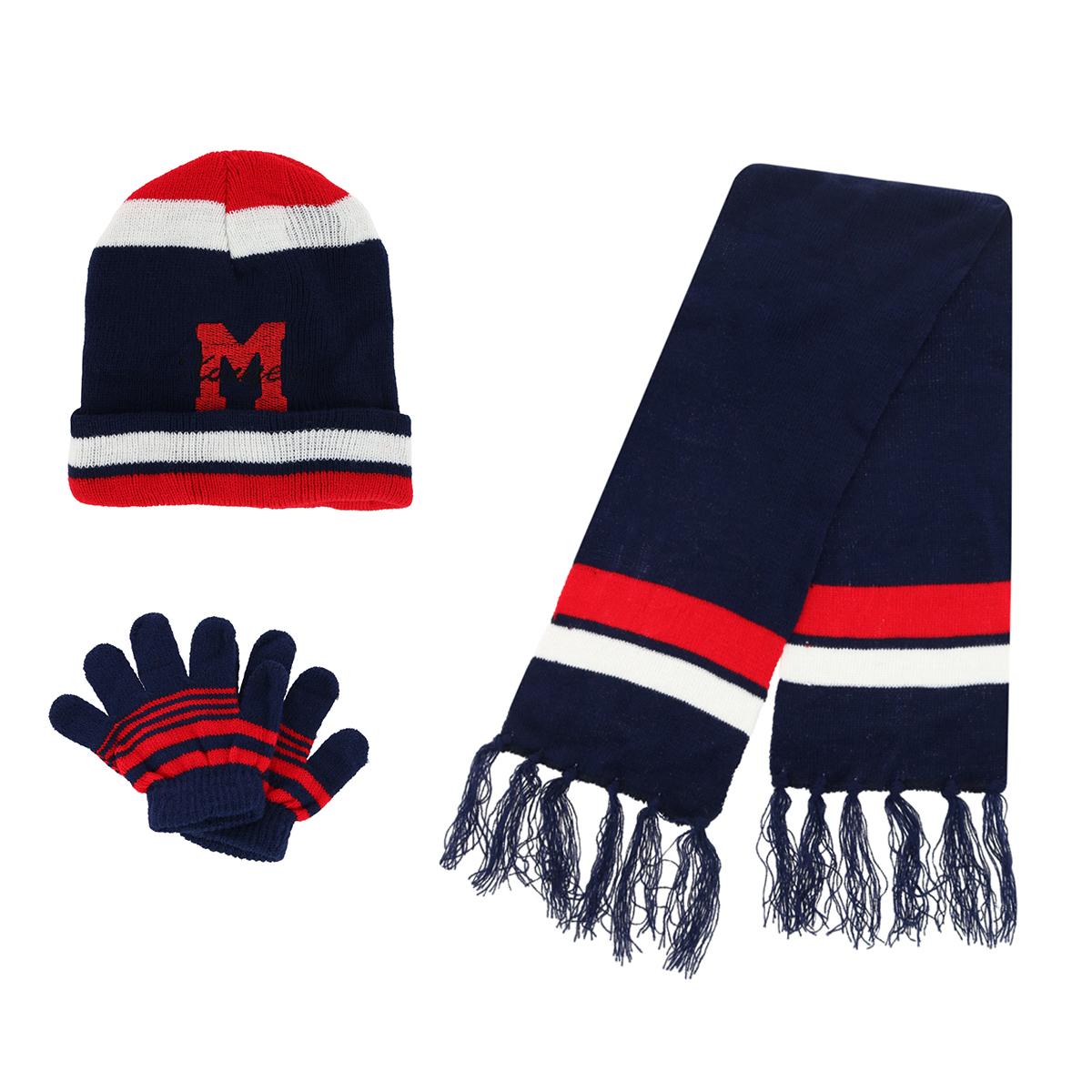 Heat Trendz Boy's One Size Fits Most Sport Soccer Hat Gloves and Scarf Winter - Picture 10 of 17