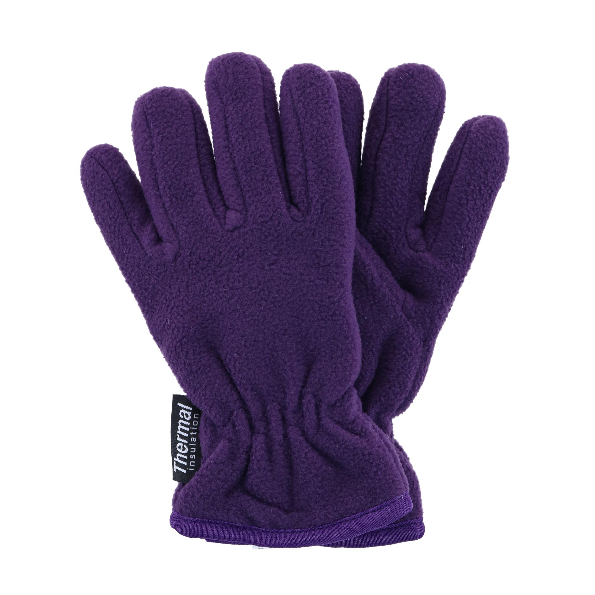 CTM Kids' One Size (5-10) Winter Fleece Glove - Picture 4 of 5