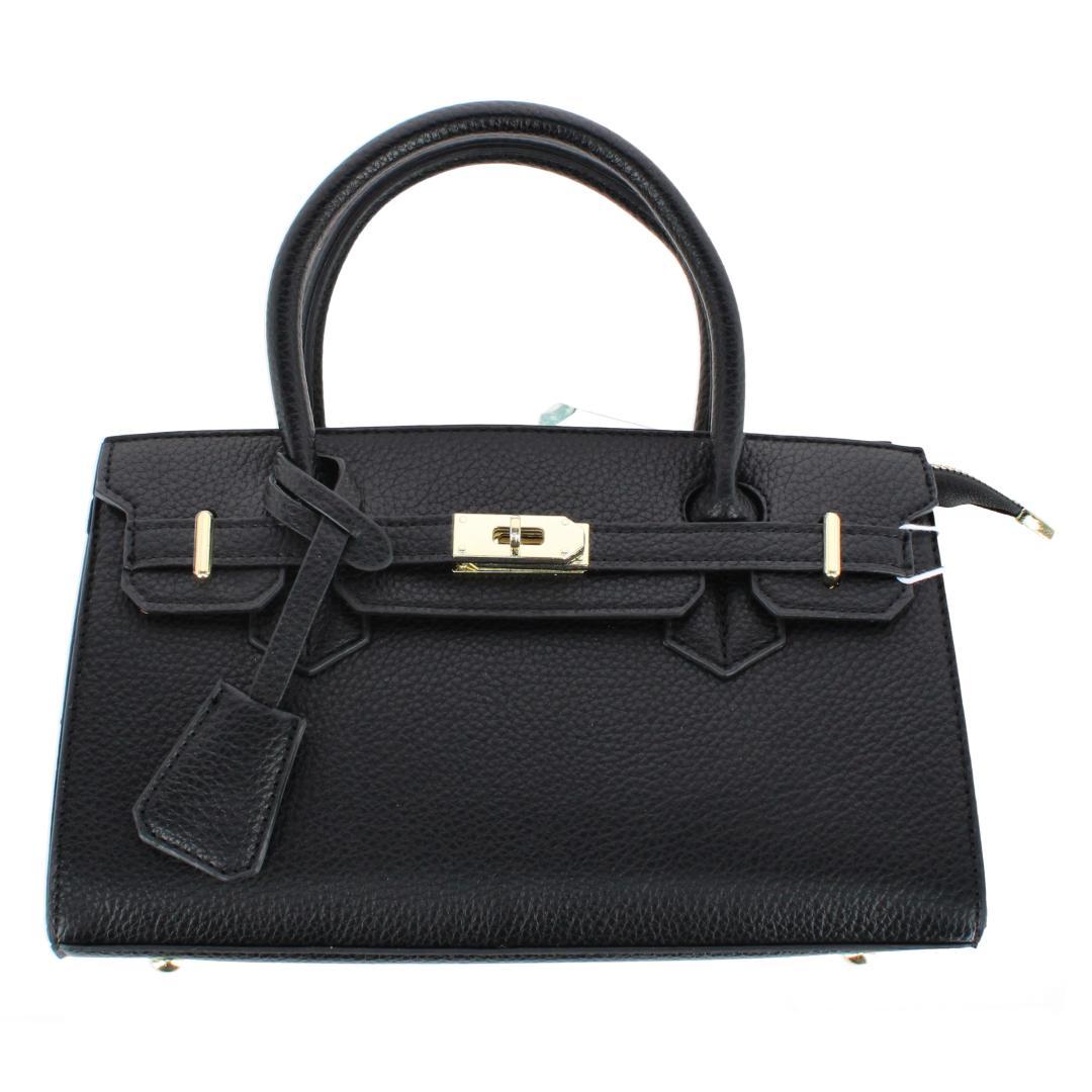 CTM Women’s Pebble Grain Handbag Purse with Removable Crossbody Strap