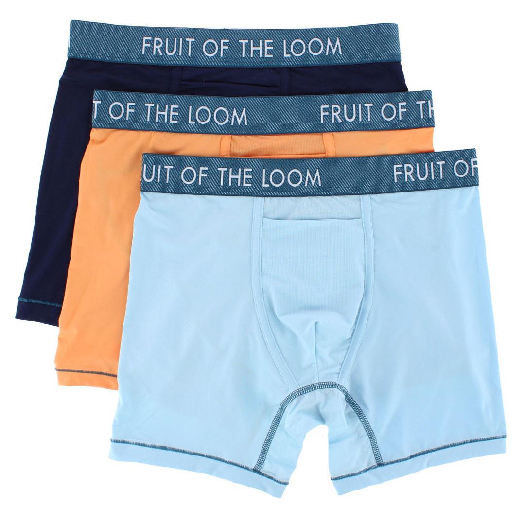 Fruit of the Loom Men's Getaway Boxer Brief (3 Pack) - Assorted Small