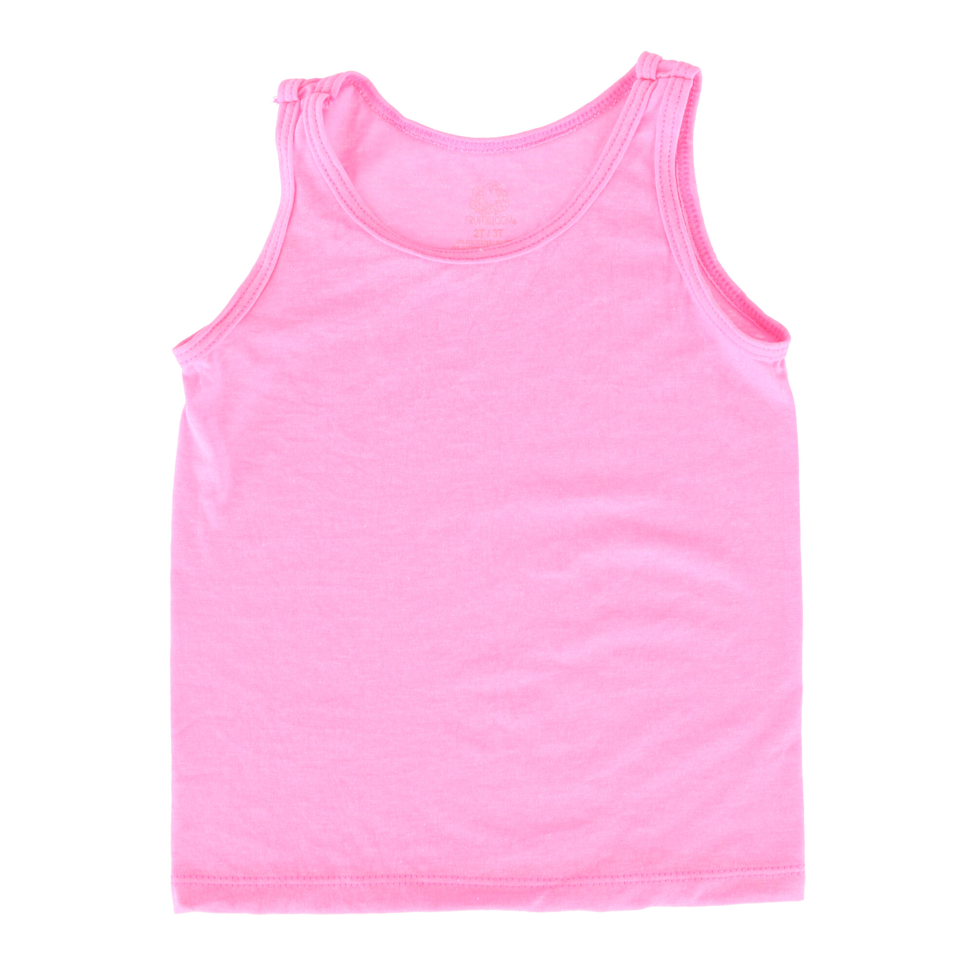 Fruit of the Loom Toddler Girl's Eversoft Layering Tanks (Pack of 6) - Picture 5 of 6